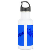 Blauwe Trance Waterfles (Achterkant)