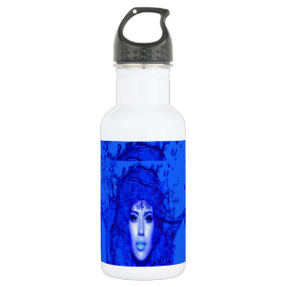 Blauwe Trance Waterfles