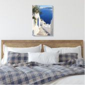 Blauwe Trap Middag Canvasprint Canvas Afdruk (Insitu (Slaapkamer))