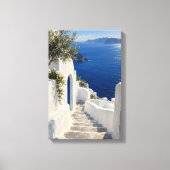 Blauwe Trap Middag Canvasprint Canvas Afdruk (Voorkant)