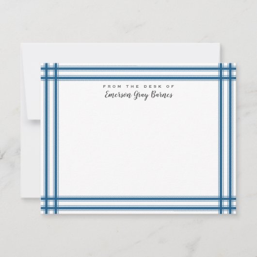 Blauwe trappelaar - Hartelijk dank Bedankkaart (Voorkant)