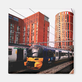 Blauwe trein, bij Leeds Magneet