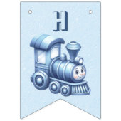 Blauwe Trein Bunting Flag Vlaggetjes (Tweede vlag)