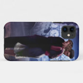 Blauwe trein Case-Mate iPhone case (Achterkant (horizontaal))