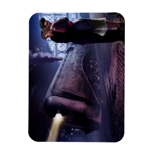 Blauwe trein magneet (Verticaal)