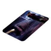 Blauwe trein magneet (Linkerzijde)