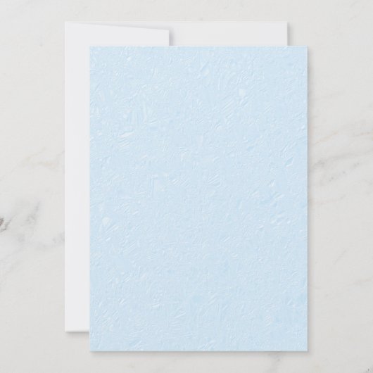 Blauwe Trein Verjaardagsfeestuitnodiging Kaart (Achterkant)