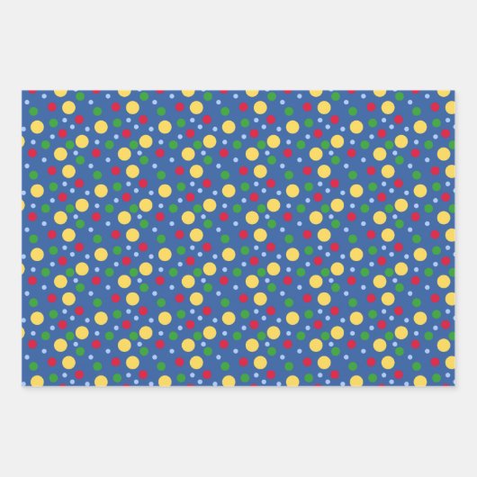 Blauwe treinmotor en steenkoolauto inpakpapier vel (Voorkant)