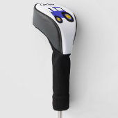 Blauwe Trekker Ontwerp Golfheadcover (Schuin)