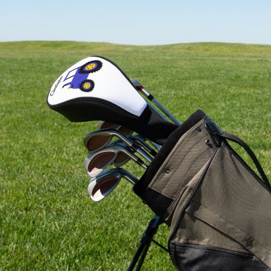 Blauwe Trekker Ontwerp Golfheadcover (Insitu)