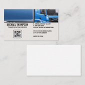 Blauwe Trekker | Vervoer Visitekaartje (Voorkant / Achterkant)