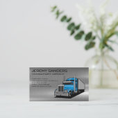 Blauwe Trekker | Vrachtwagenindustrie Visitekaartje (Staand voorkant)