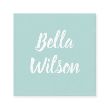 Blauwe trendy eenvoudige moderne, minimalistische 