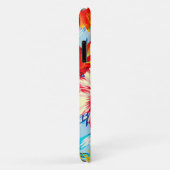 Blauwe Tropische hibiscus bloemen Case-Mate iPhone Case (Achterkant/rechts)