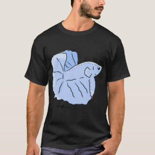 Blauwe Tropische Visx T-shirt