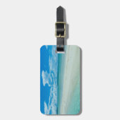 Blauwe tropische zeeduivel, Palau Bagagelabel (Voorkant verticaal)