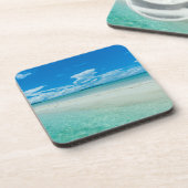 Blauwe tropische zeeduivel, Palau Bier Onderzetter (Linkerzijde)