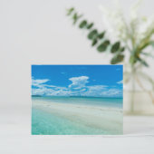 Blauwe tropische zeeduivel, Palau Briefkaart (Staand voorkant)