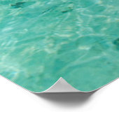 Blauwe tropische zeeduivel, Palau Poster (Hoek)