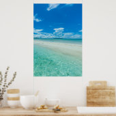 Blauwe tropische zeeduivel, Palau Poster (Keuken)