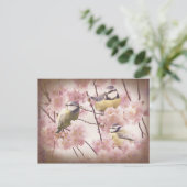  blauwe trottoirs briefkaart (Staand voorkant)