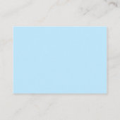 Blauwe trouwkaarten informatiekaartje (Achterkant)