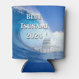 Blauwe Tsunami Verkiezing 2024 Blikjeskoeler