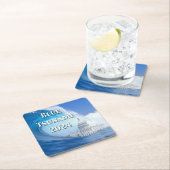 Blauwe Tsunami Verkiezing 2024 Kartonnen Onderzetters (Insitu)