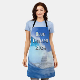 Blauwe Tsunami Verkiezing 2024 Schort