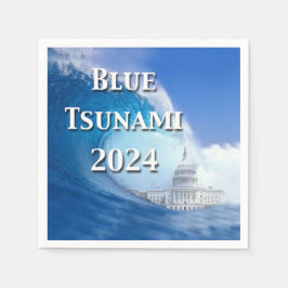 Blauwe Tsunami Verkiezing 2024 Servet