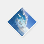 Blauwe Tsunami Verkiezing 2024 Servet (Hoek)