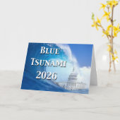 Blauwe Tsunami-verkiezing 2026 Kaart (Gele Bloem)