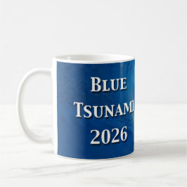 Blauwe Tsunami-verkiezing 2026 Koffiemok