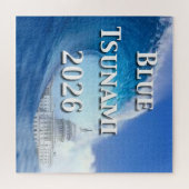 Blauwe Tsunami-verkiezing 2026 Legpuzzel (Horizontaal)