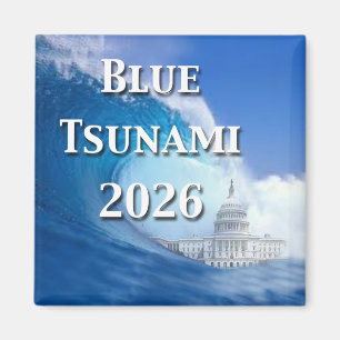 Blauwe Tsunami-verkiezing 2026 Magneet