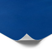 Blauwe Tsunami-verkiezing 2026 Poster (Hoek)