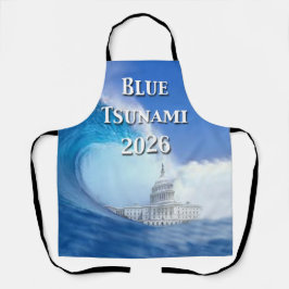 Blauwe Tsunami-verkiezing 2026 Schort
