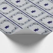 Blauwe tuimelmolen "de Roos" van Delft Cadeaupapier (Hoek)