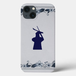 Blauwe tuimelmolen "de Roos" van Delft Case-Mate iPhone Case