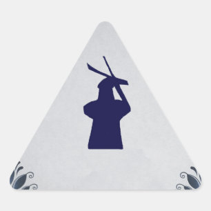 Blauwe tuimelmolen "de Roos" van Delft Sticker