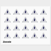 Blauwe tuimelmolen "de Roos" van Delft Sticker (Vel)