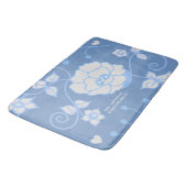 Blauwe Tuin Badmat (Gekanteld)