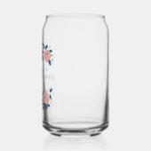 Blauwe Tuin Bloem Hulpstuk Bruiloft Feest Favoriet Blikvorm Glas (Links)