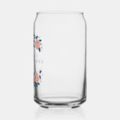 Blauwe Tuin Bloem Huwelijksfeest Favorietjes Blikvorm Glas (Links)