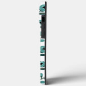 Blauwe Tuin Bloemennacht Case-Mate iPhone Case (Achterkant / Links)