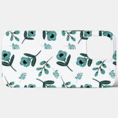Blauwe Tuin Bloemennacht Case-Mate iPhone Case (Achterkant (horizontaal))