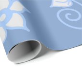 Blauwe Tuin Cadeaupapier (Rol Hoek)