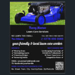 Blauwe tuin grasmaaier, gazon verzorging flyer<br><div class="desc">Blue Garden Lawn-Mower,  Lawn Care Services Adverteren Flyer van The Visitekaartje Store.</div>