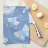 Blauwe Tuin Theedoek (Quarter Fold)