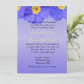  blauwe tuinbloemen Christelijk, religieus Kaart (Staand voorkant)